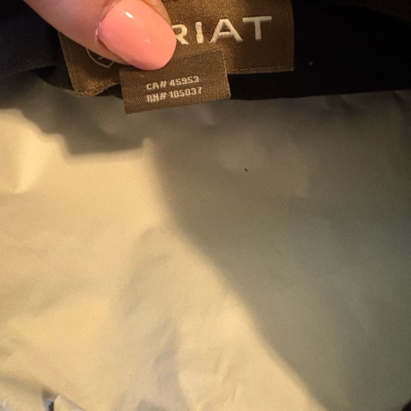 Ariat Black Logo Sleeve Button Down Shirt XXL Western Workwear Rodeo - Picture 3 of 4